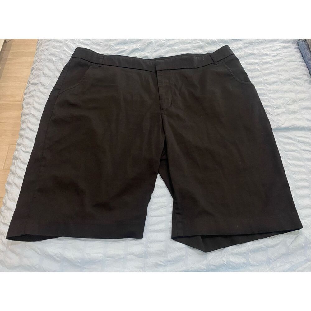 Sofia Vergara Black Bermuda Shorts Size 18